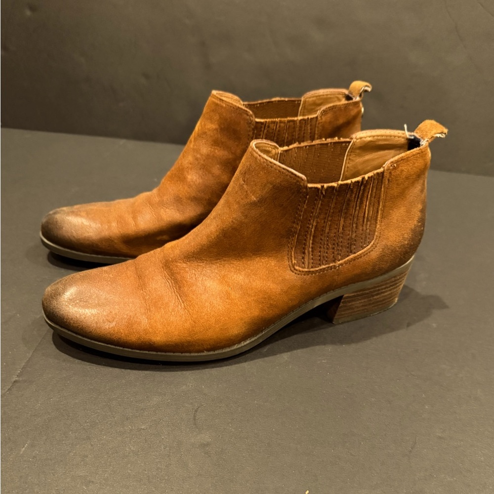 Tommy Hilfiger Brown Ladies Leather Ankle Boots size 9 medium